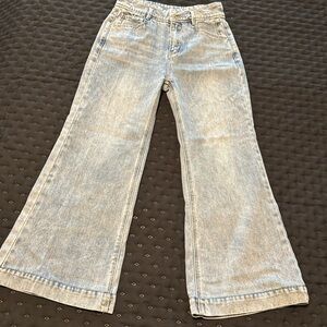 Only Jeans mineral slouchy flare blue jeans size medium short petite high rise